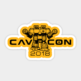 CAV-CON 2018 BLACK Sticker